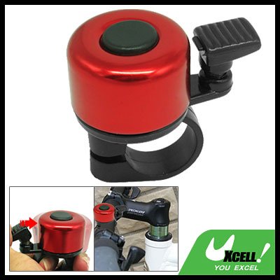 Battery Free Mini Red Black Columniform Bicycle Bike Bell