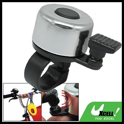 Silvery Black Columniform Bike Bicycle Bell
