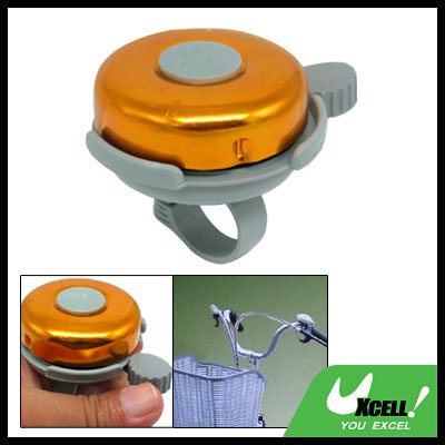 Classic Round Shape Bike Bicycle Bell Golden & Gray