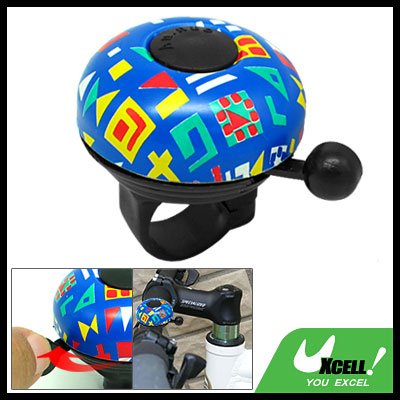 Fashion Blue Bike Bicycle Bell With Beautiful Picture Design