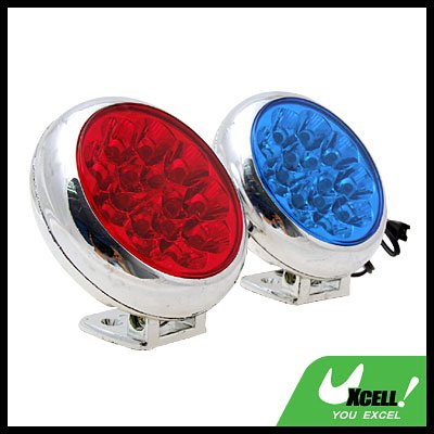 LED Decorative Light Lamp for Automobile Car Red & Blue