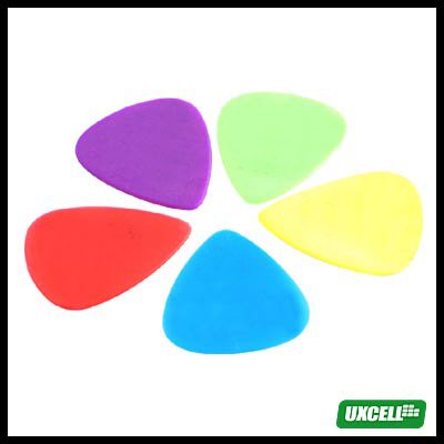 5 Pieces Plastic Guitar Picks Set