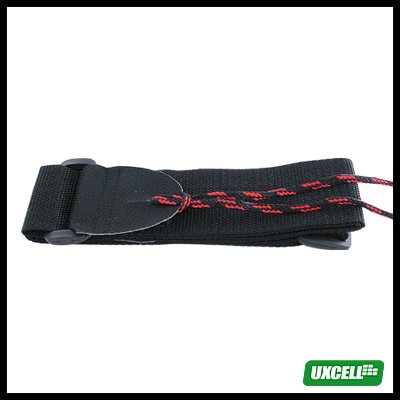 Durable Nylon Adjustable Guitar Strap - Black