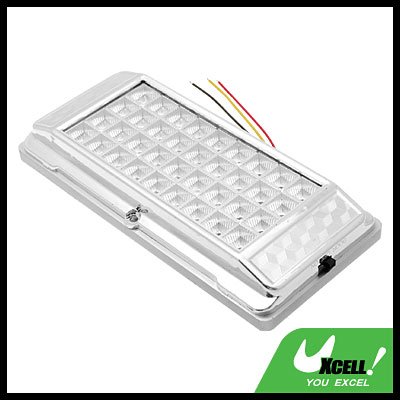 36 Blue LED Car Auto Interior Roof Wired Light Lamp