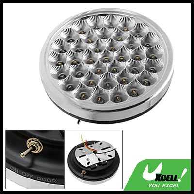 Colorful Car Auto Interior Roof 37 LED Round Light Lamp (AC-1914)