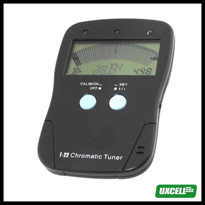 Chromatic Tuner + A4 Tone Generator for Guitar Violin (Musedo T-22) Black