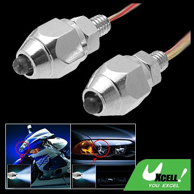Super Bright Car Auto Motorcycle Screw Blue LED Light Lamp 12V (XB-518B)