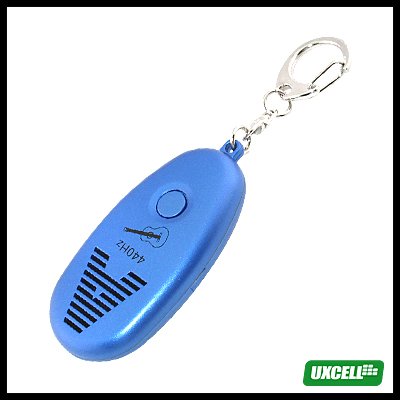Key Ring A4-440Hz Tone Generator Guitar Strings (S62G) Blue