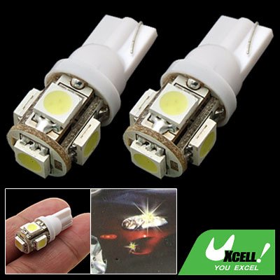 2 x 5 LED Auto Car Lamp 12V Vehicle Signal Lights
