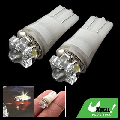 Multi-purpose 2 Pcs Wedge Auto Car White LED Bulb Light Lamp
