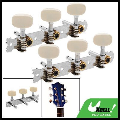 2 x 3 On Plate Guitar Tuning Keys Pegs Machine Tuner Heads