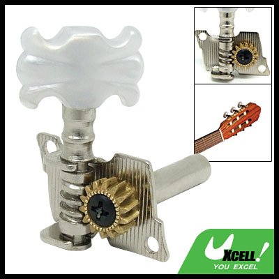 Silvery Screw-type Open Wood Guitar Tuning Key Maintenance