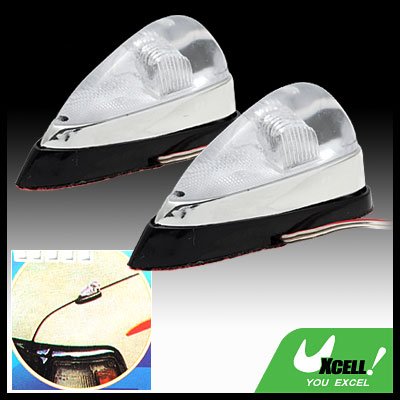 DC 12V LED Blue Light Car Auto Decorative Lamp Pair