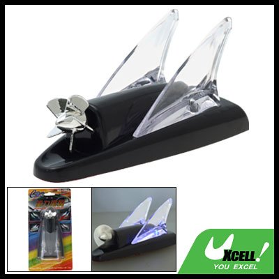 Wind Power Shark Fin LED Light Lamp Car Decoration