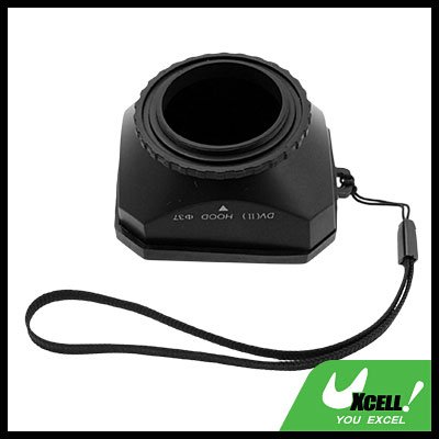 52mm Digital Video Lens Hood Cover + Cap for Sony Canon
