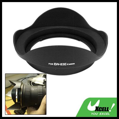 Lens Hood Black EW-83E for Camera Canon EF 20-35mm f/3.5-4.5L EF-S 10-22mm f/3.5-4.5L