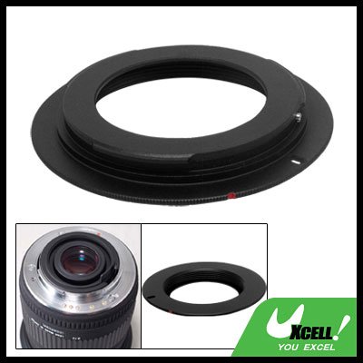 Black Aluminum M42 Lens Adapter Ring for Canon EOS 5D 40D 30D 20D