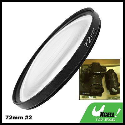 Close-up Attachment 72mm Lens f500mm Filter +2 for Nikon Canon Camera