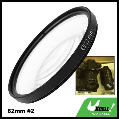 Close-up Attachment 62mm Lens f500mm Filter +2 for Nikon Canon Camera