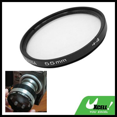 55mm +4 Close-up Attachment Lens f1000mm Filter for Nikon Canon Camera