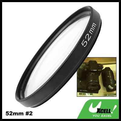 Close-up Attachment 52mm Lens f500mm Filter +2 for Nikon Canon Camera