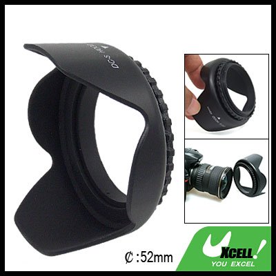 52mm Flower Camera Lens Hood for Sigma Canon Nikon Olympus