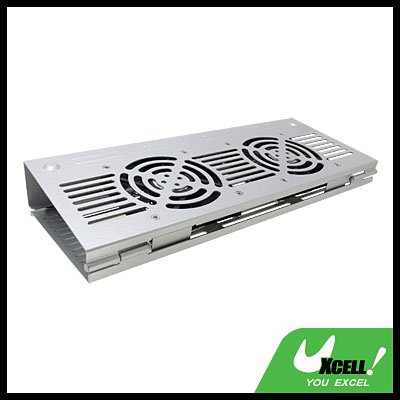 USB Powered Cooling Folder 2 Fan Cooler Pad for Notebook