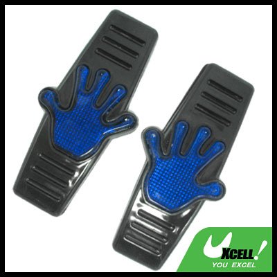 Blue Palm Sign Black Car Auto Reflector (HL-6090)