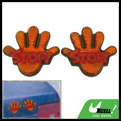 Palm Shaped Stop Sign Car Reflector (HL-6013)