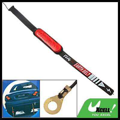 Stop Pattern Static Reflector Strap Auto Car Earth Belt