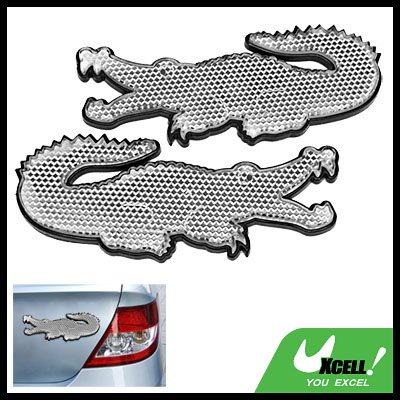 Crocodile Pattern Stick-on Car Reflectors Warning Sign