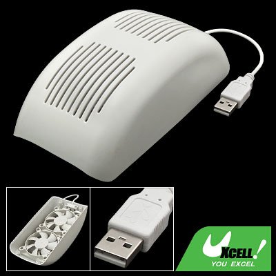 USB Powered Dual Cooling Fan Cooler for Xbox 360 Console