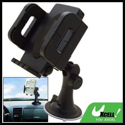 Black Car Universal Windshield Mount Holder for Phone PDA GPS