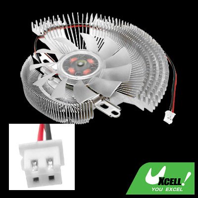 Universal Aluminum VGA Video Card Heatsinks Cooler Cooling Fan for PC Computer
