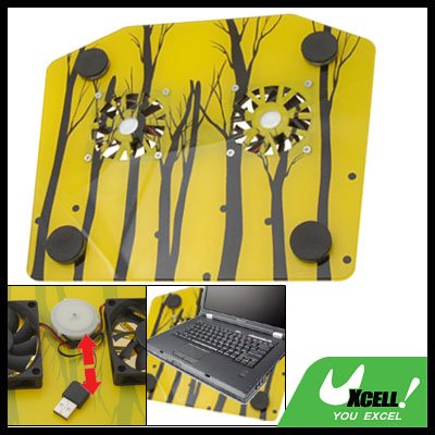 Autumn Scenery Notebook USB Compact Cooling Cooler Pad with 2 Fan