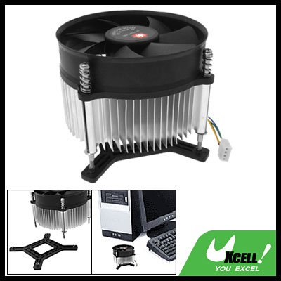 12V CPU Cooling Heatsink Fan Cooler for Intel LGA 775