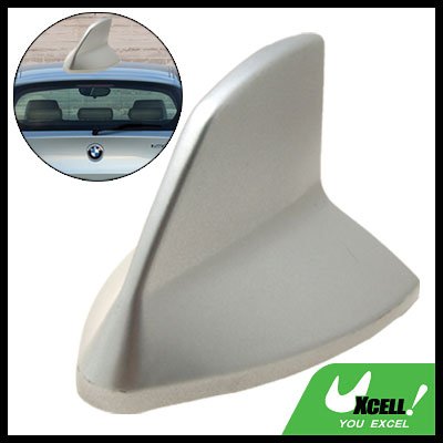 Silvery Car Roof Static Remove Decorative Shark Fin Antenna