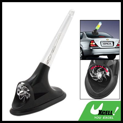 Car Mount Decoration Antenna Wind Powered LED Light