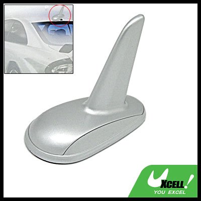Silvery Dummy Earth Antenna Car Spoiler Static Elimination