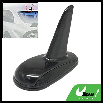 Car Dummy Earth Antenna Spoiler Static Elimination Black
