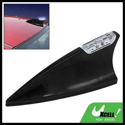 Shark Fin Car Auto Decorative Antenna with Flash Light