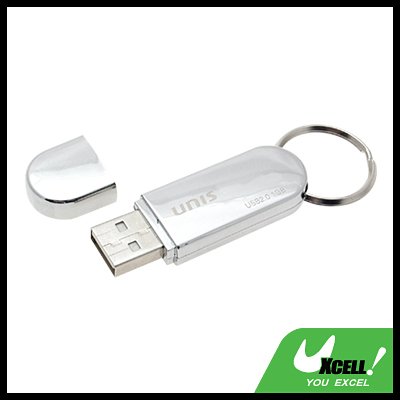 1GB USB 2.0 Flash Memory Stick Pen Drive - Silver