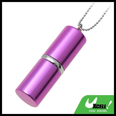 Purple Lipstick Keychain USB 4GB Flash Memory Stick