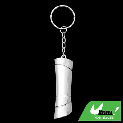 High Capacity 8GB USB Flash Memory Stick U Disk Drive with Key Ring Key Chain Silver