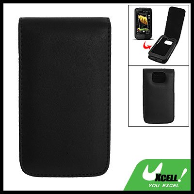 Leather Pouch Case with Magnetic Cover for HTC Touch HD
