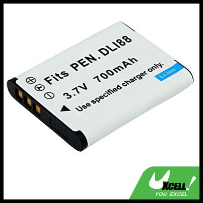 700mAh Digital Camera Battery for Pentax Optio P70 ( D-LI88 DLI88 )
