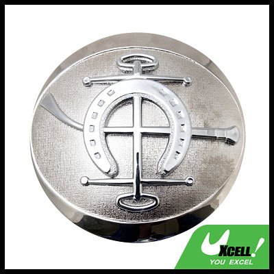 Car Accessories Abstract Car Badge Silver