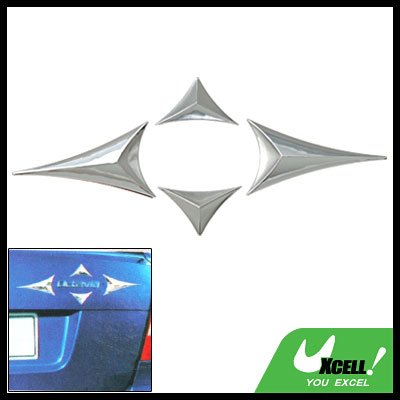 Silvery Badge Scrip Customize Automotive Emblems for Car