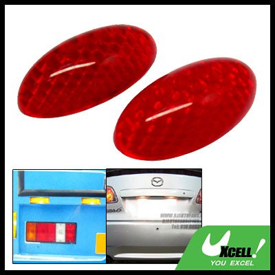 Oval Shaped Red 2 Pieces Car Door Guard (TY-801)