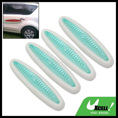 4 Pieces Light Blue and White Rim Car Door Guard (LK-217)